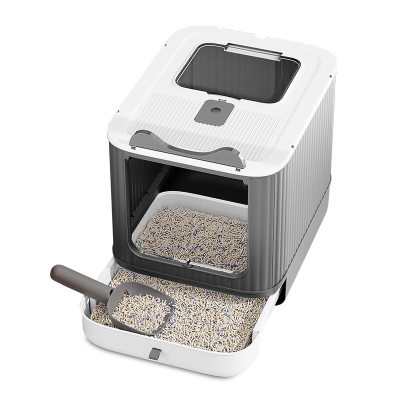 PawNest™ Foldable Enclosed Cat Litter Box